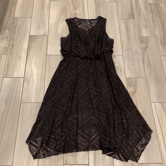 Style & Co black lace dress XL - Picture 2 of 7